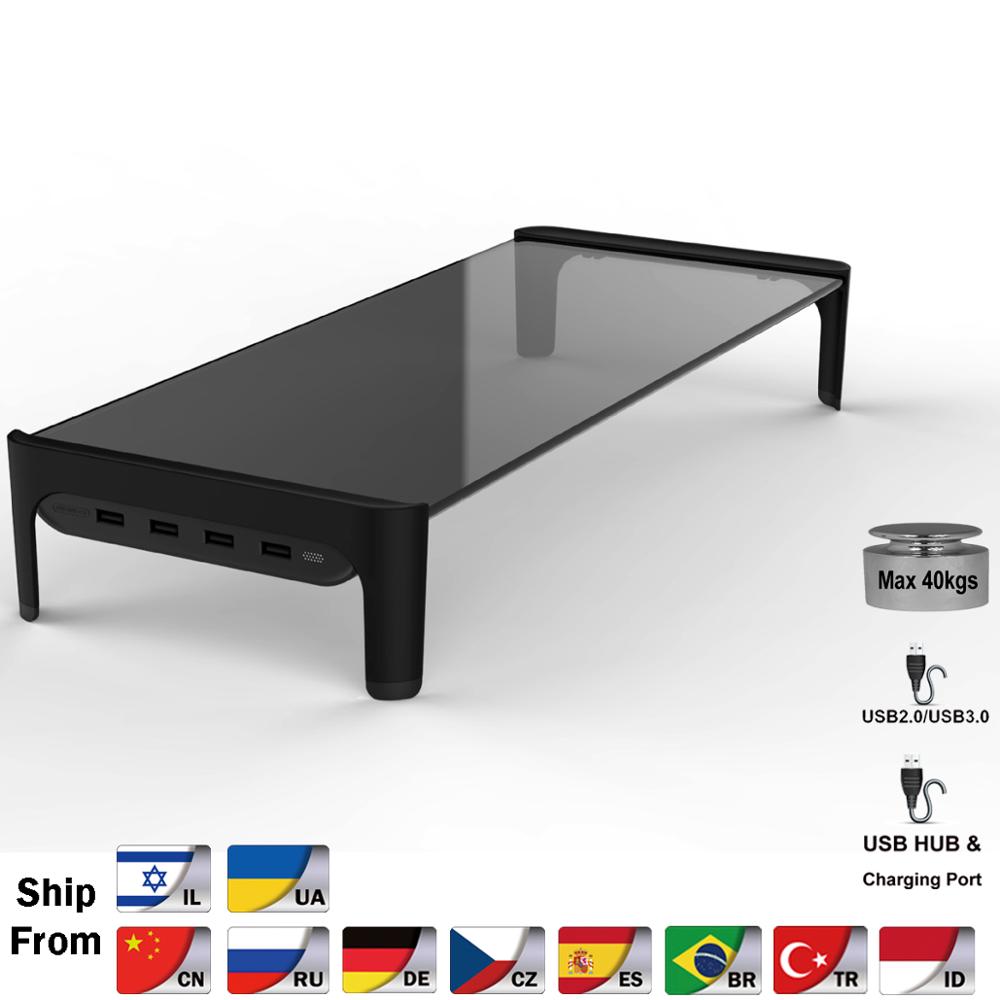 Monitor Riser Stand - Moniteur de bureau, support pour ordinateur