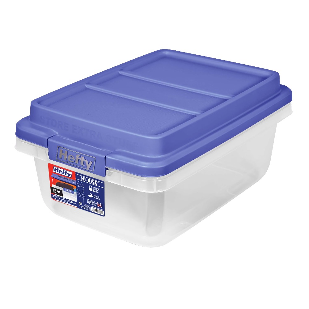 Home Office Box - Conteneur de rangement en plastique transparent