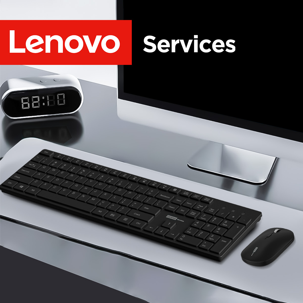 Home Office Keyboard - Ensemble clavier et souris sans fil