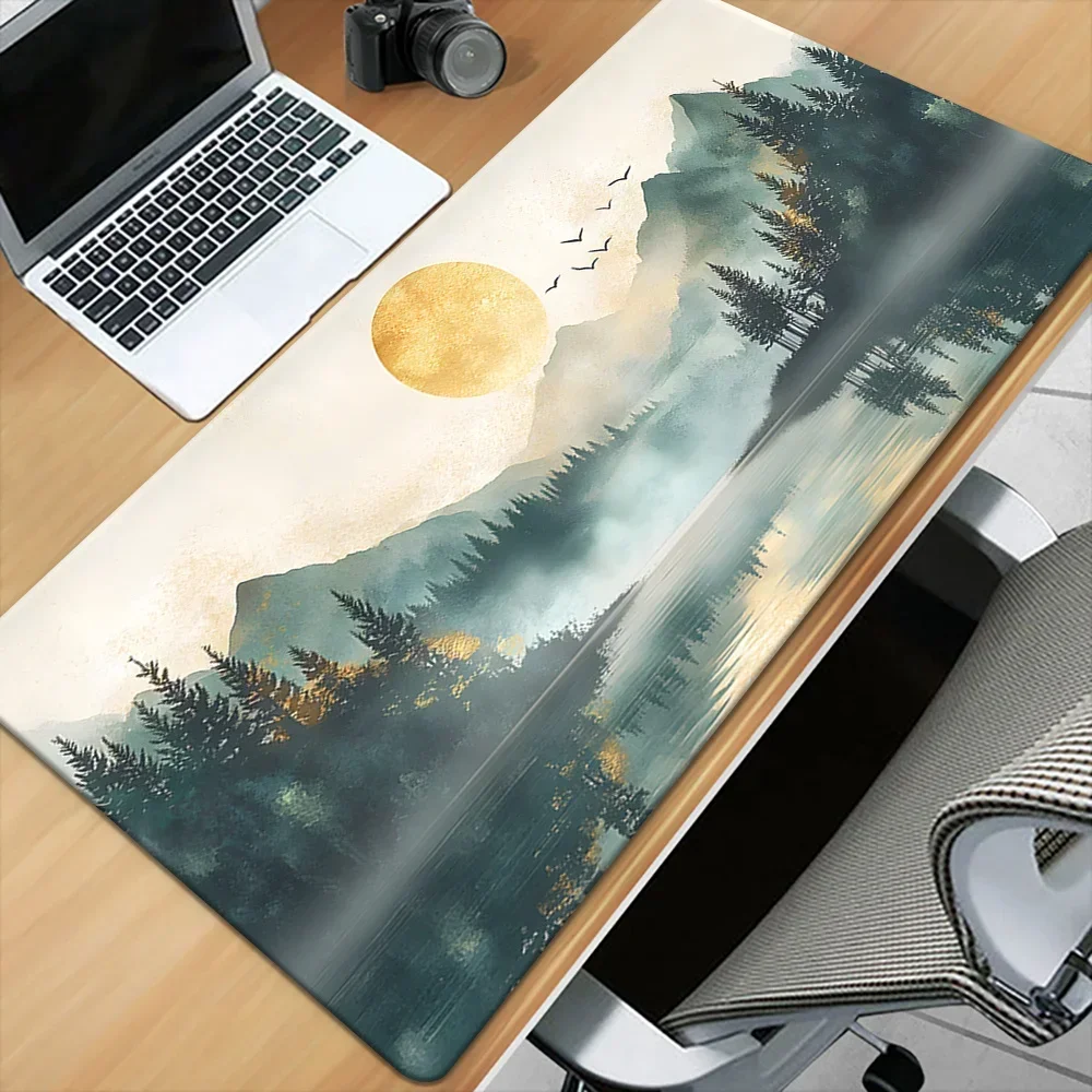 Home Office Keyboard - Tapis de bureau personnalisé XXL imperméable