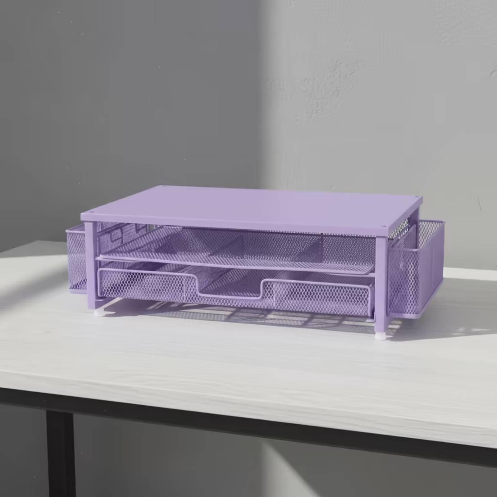 Monitor Riser Stand - Support de moniteur avec organiseur en