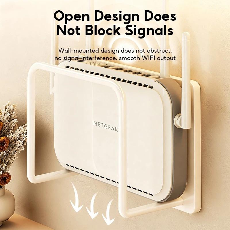 Home Office Box - Support mural sans perçage pour routeur,