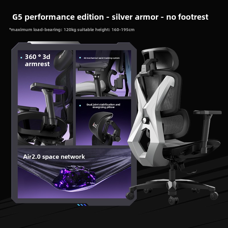 Home Office Hours - Chaise de jeu ergonomique confortable pour