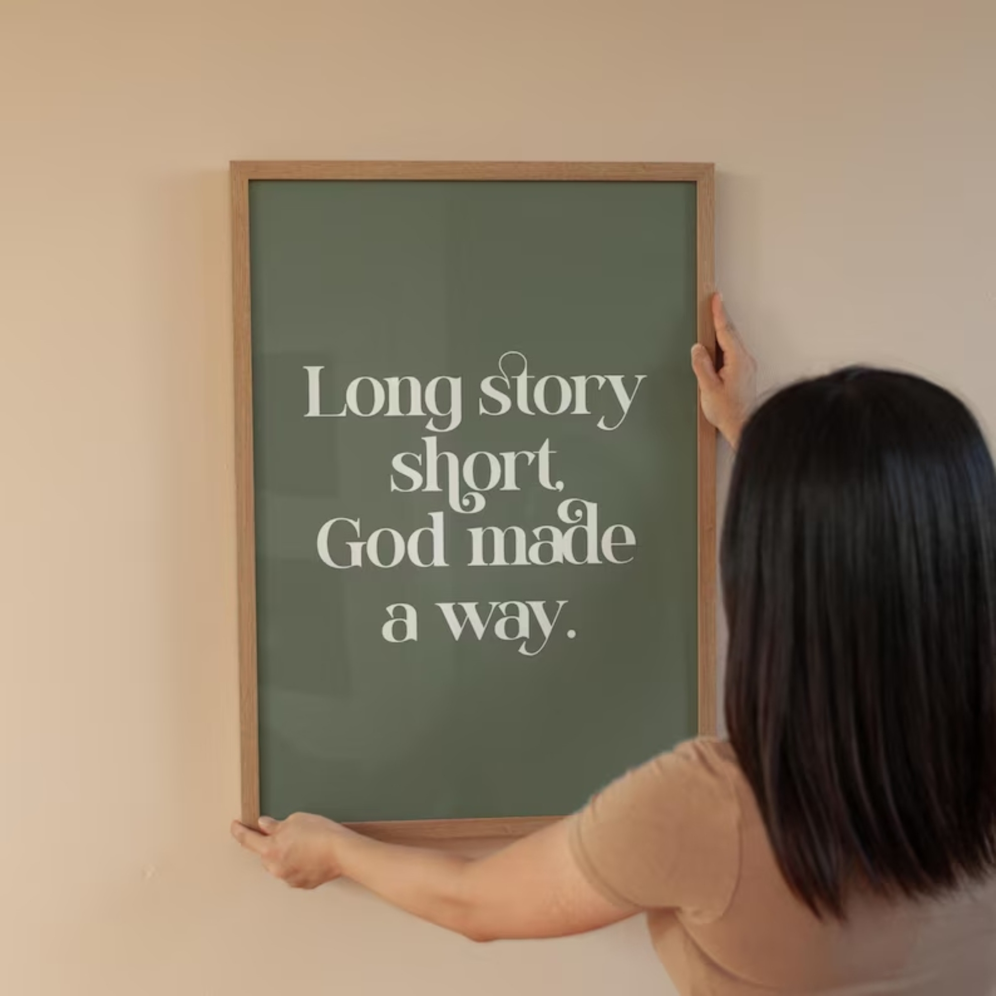 Long Story Short God Made A Wa - Home Office Photos avis et prix