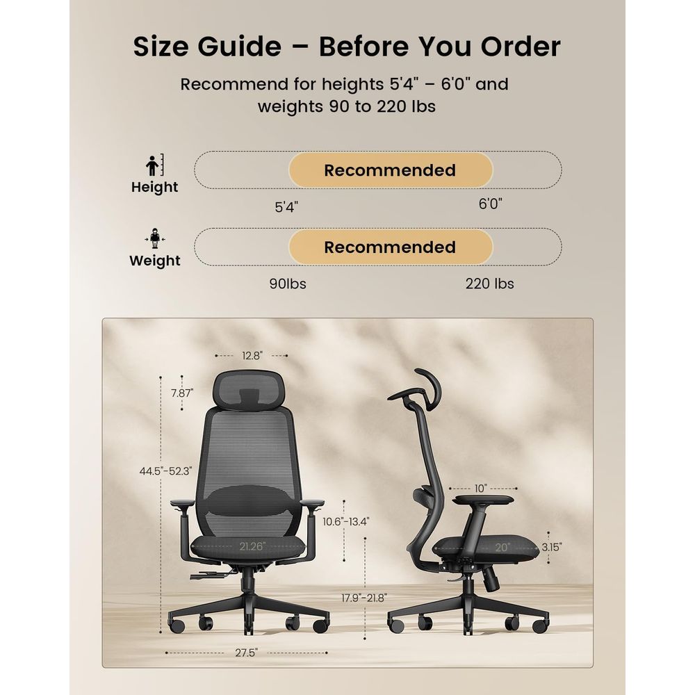 Chaise de bureau ergonomique à - Home Office Hours avis et prix