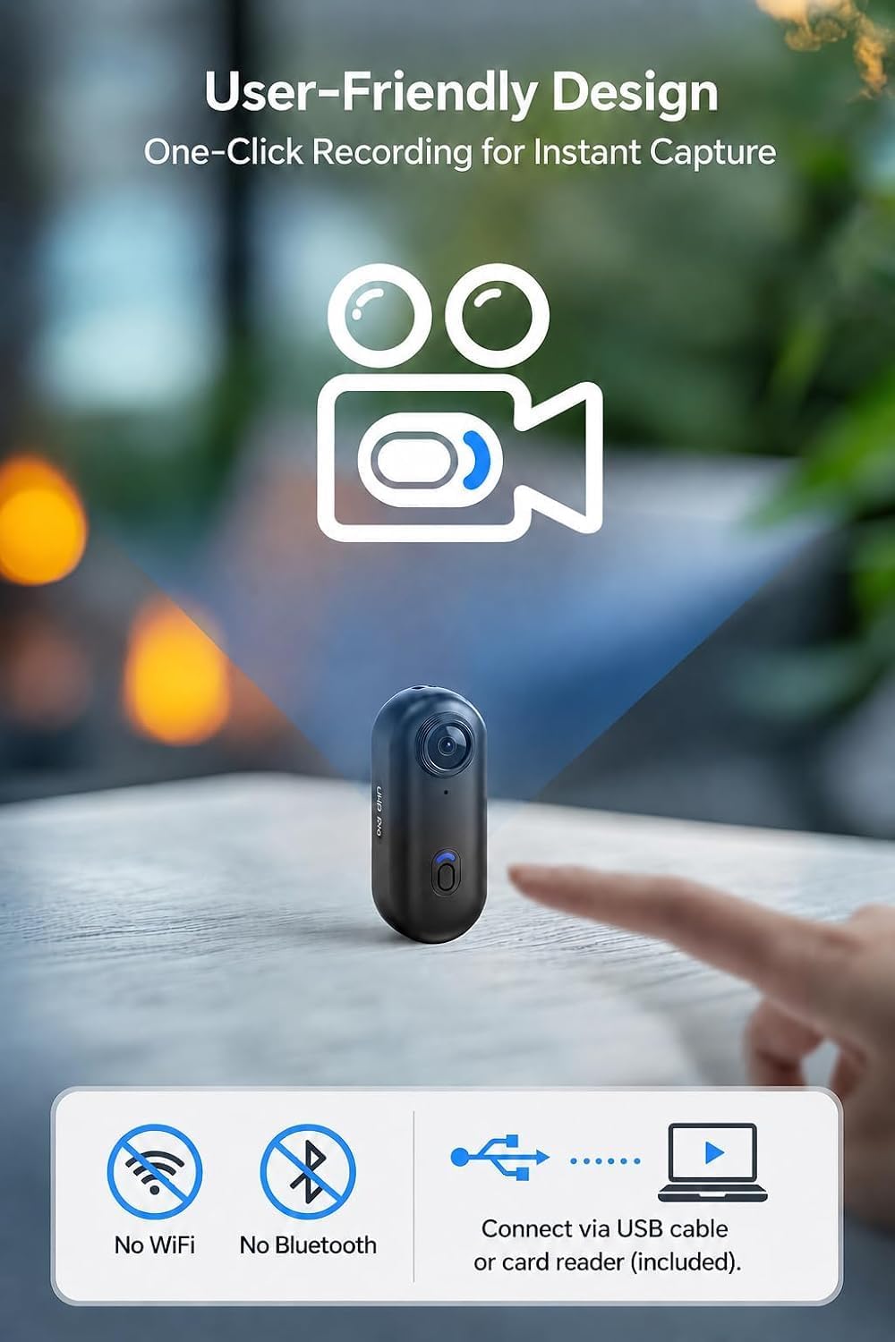 BOBLOV W4 Mini Caméra Corporel - Webcam Hd 1080P avis et prix