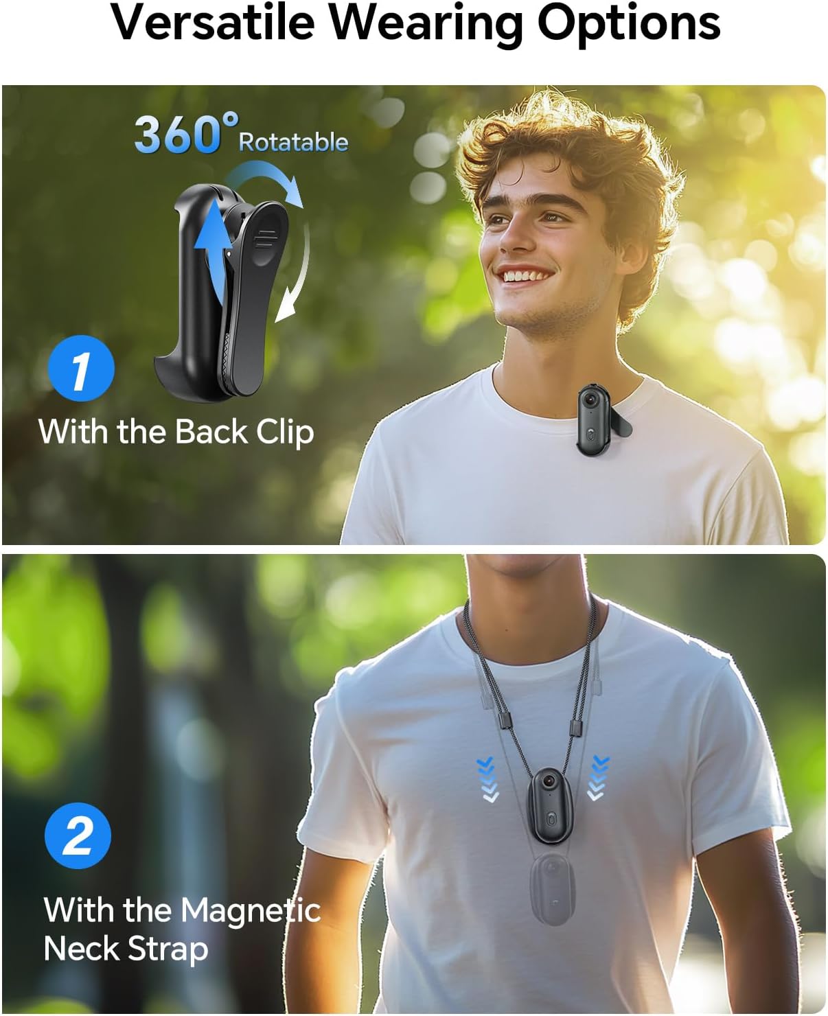 BOBLOV W4 Mini Caméra Corporel - Webcam Hd 1080P avis et prix