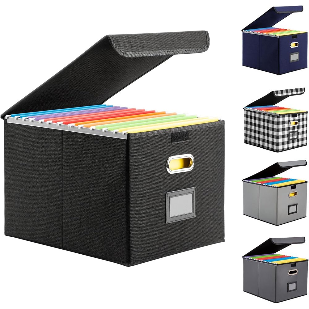 Boîte à dossiers pliable avec  - Home Office Box avis et prix