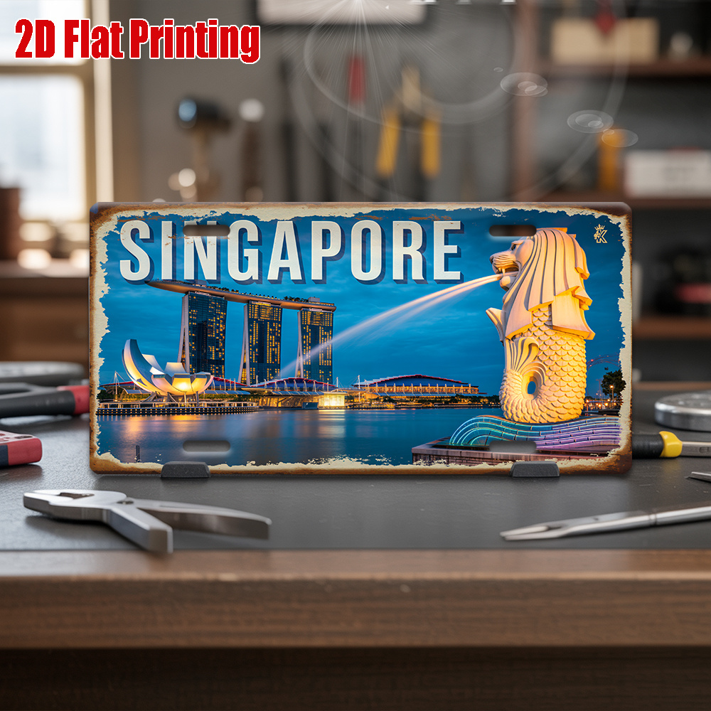 Plaque murale décorative vinta - Home Office Singapore avis et prix