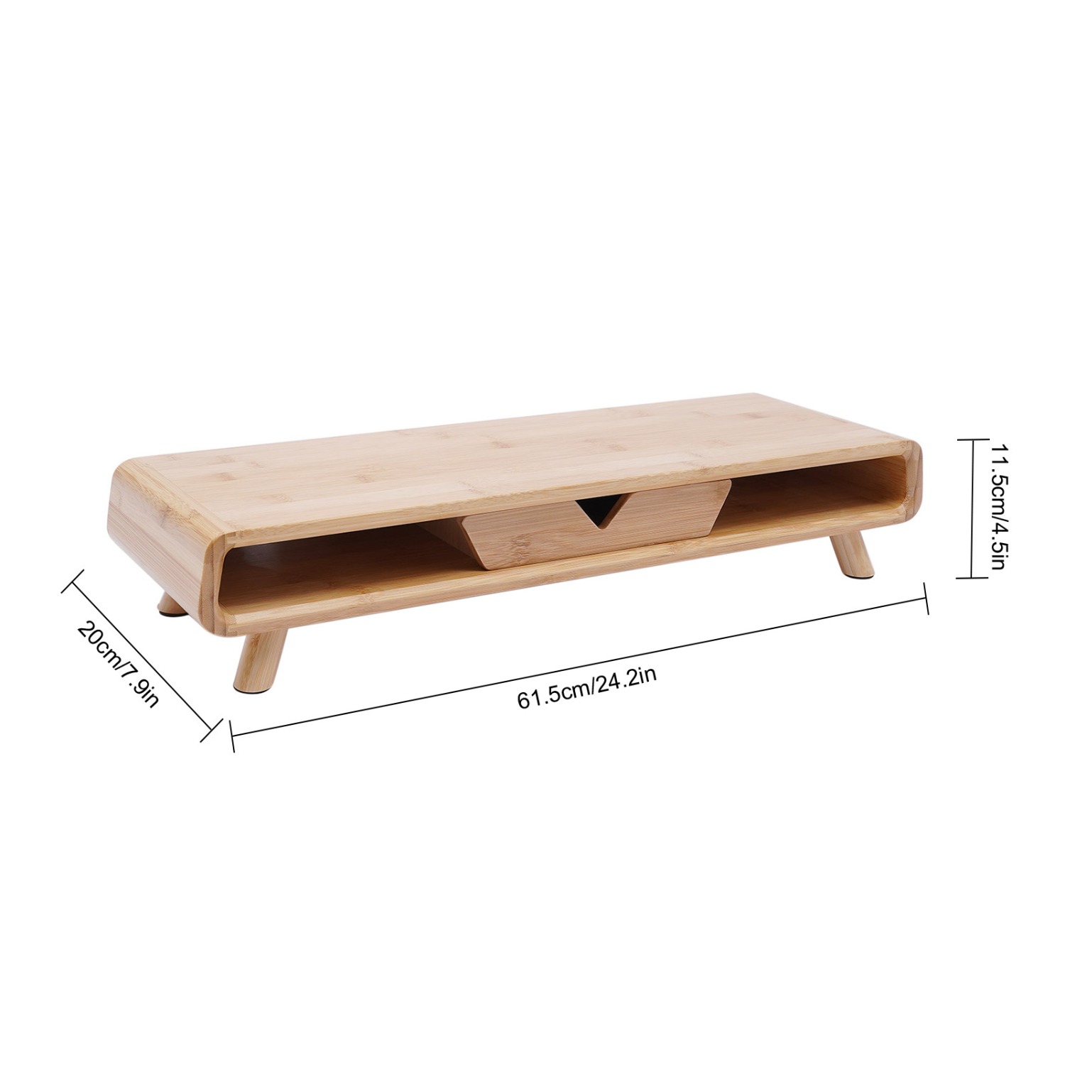 Support d'écran en bambou, pas - Monitor Riser Stand avis et prix