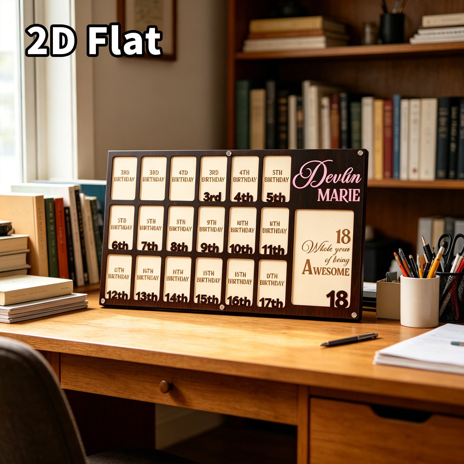1 plaque murale en bois person - Home Office Photos avis et prix