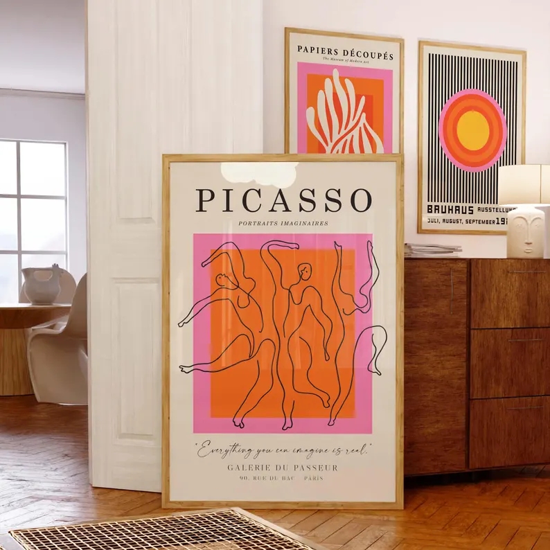 Lot de 3 tableaux muraux moder - Home Office Photos avis et prix