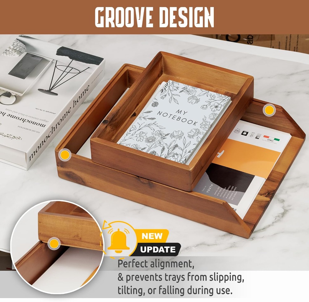 Ensemble de 2 plateaux à lettr - Letter Tray Desk avis et prix