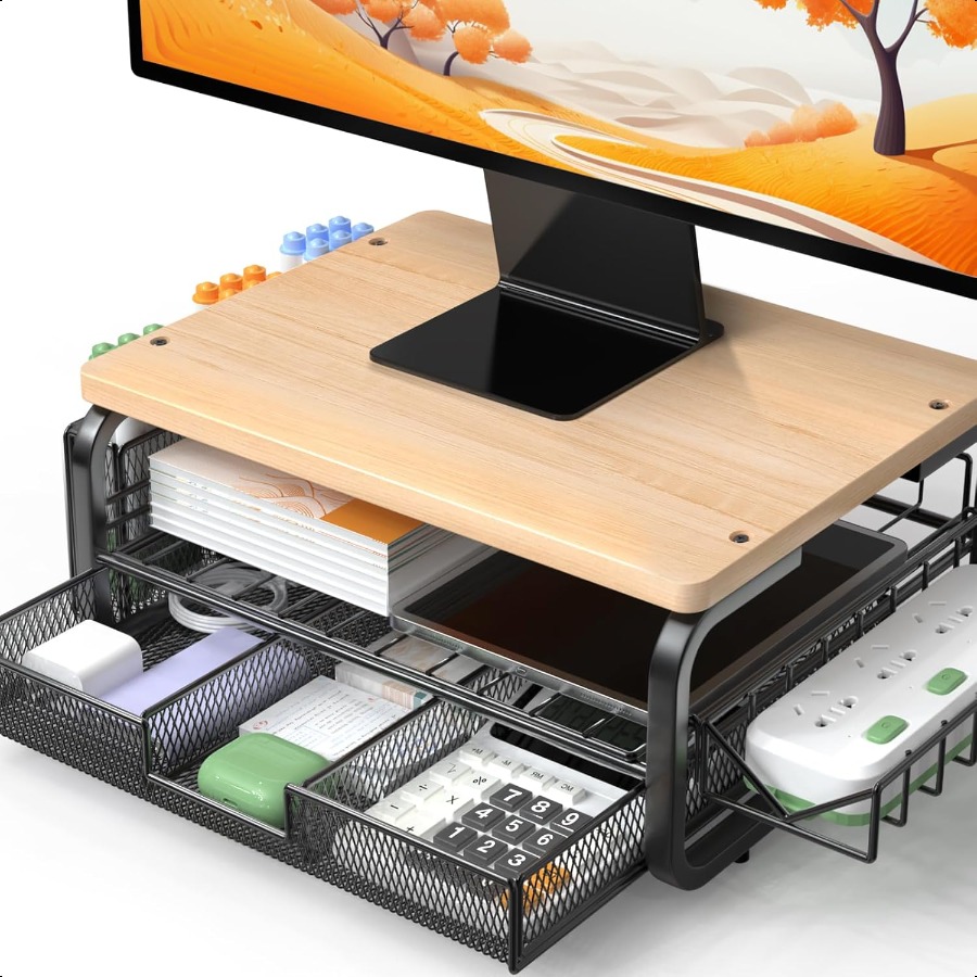 Support de moniteur en bois de - Monitor Riser Stand avis et prix