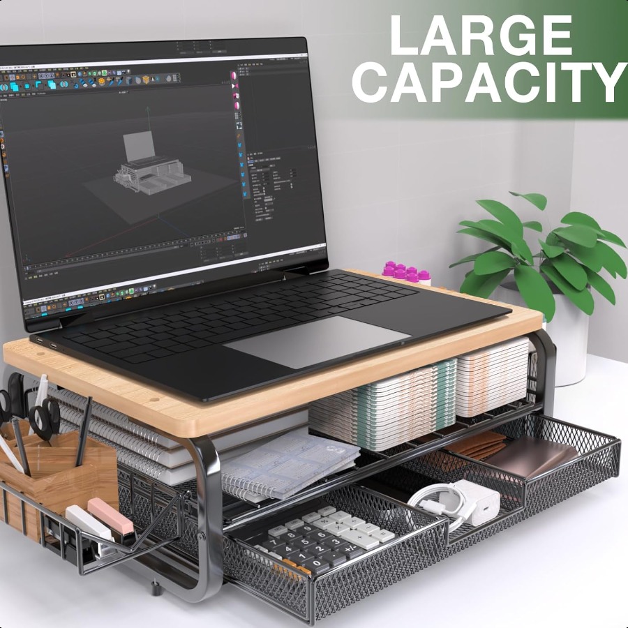 Support de moniteur en bois de - Monitor Riser Stand avis et prix