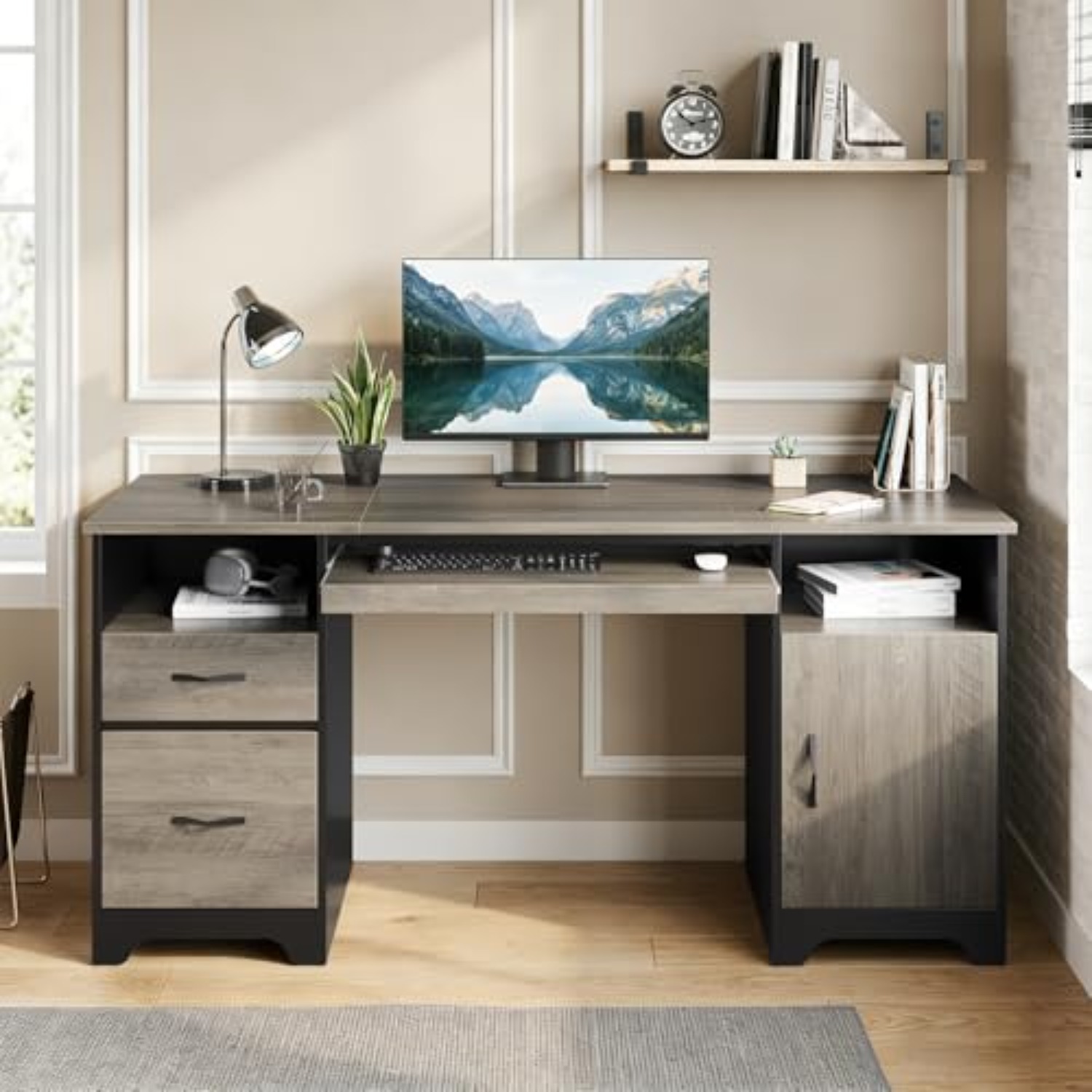 Bureau de direction de 59 pouc - Letter Tray Desk avis et prix