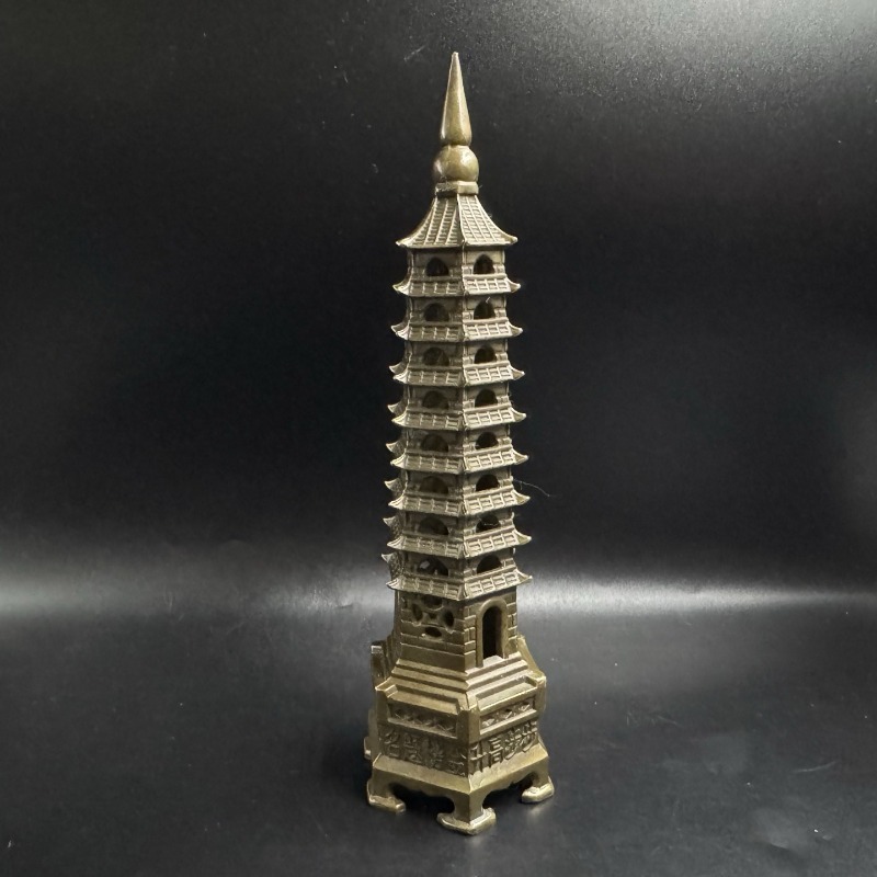 Statue de pagode vintage à 9 é - Home Office Building avis et prix