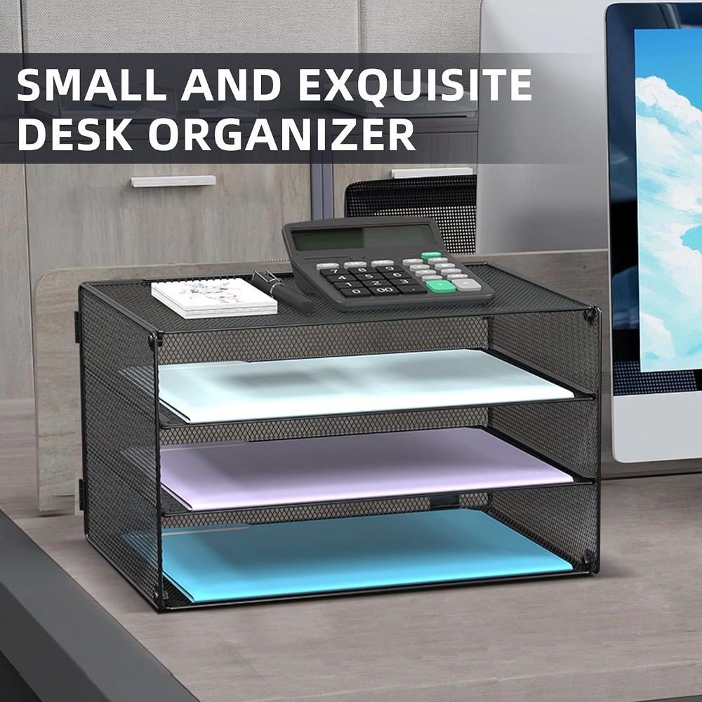 Porte-documents à 3 niveaux en - Letter Tray Desk avis et prix