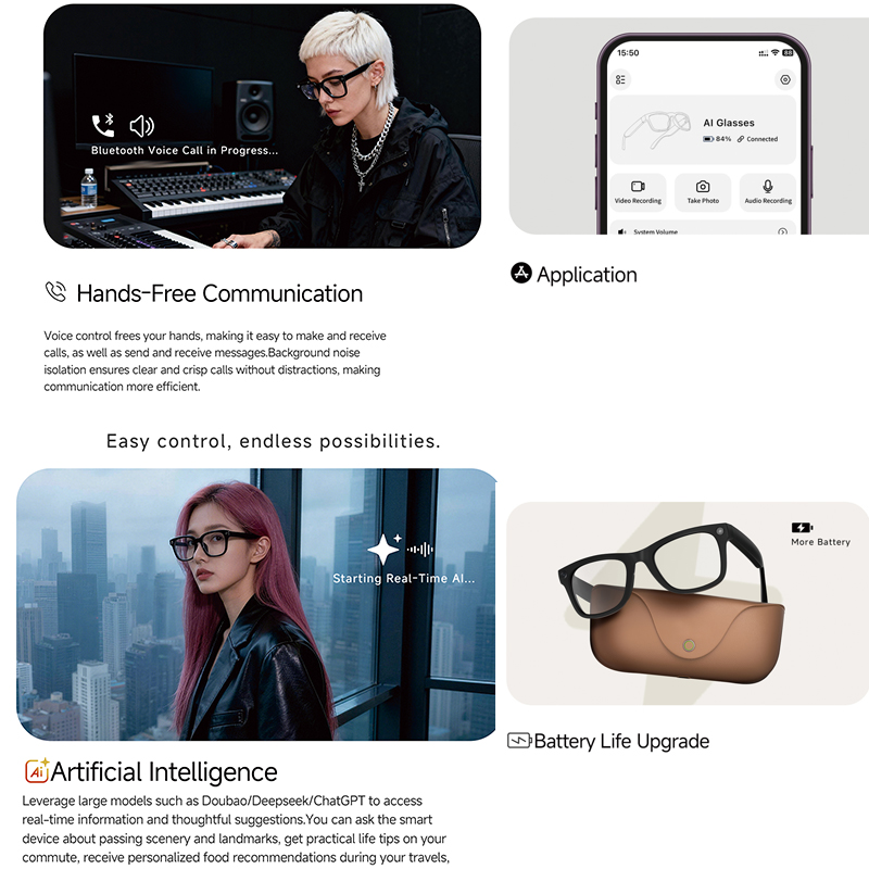Lunettes Intelligentes 2026 en - Webcam Hd 1080P avis et prix