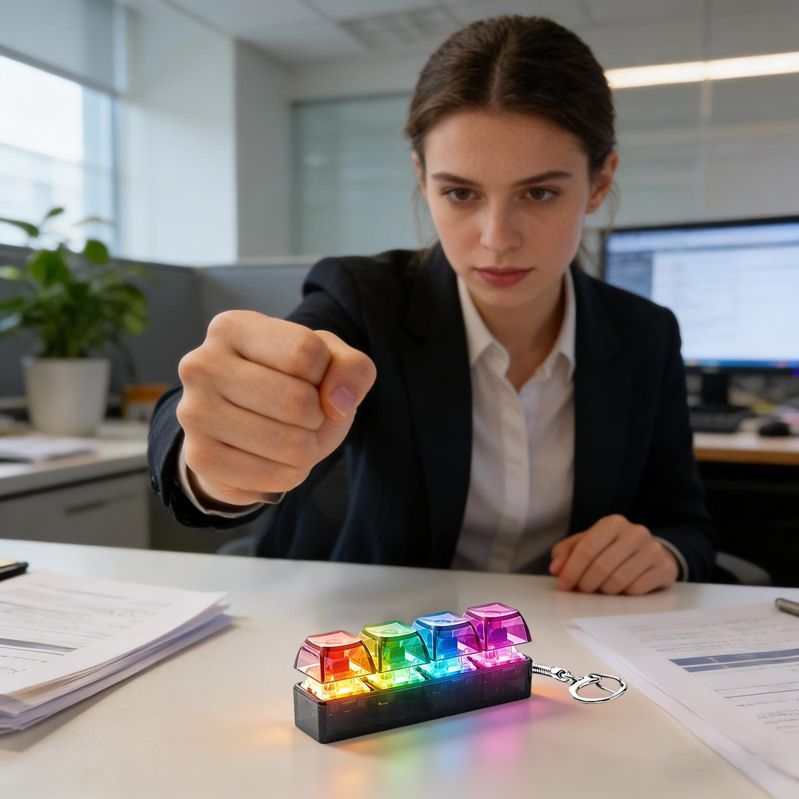 Porte-clés clavier LED lumineu - Home Office Keyboard avis et prix