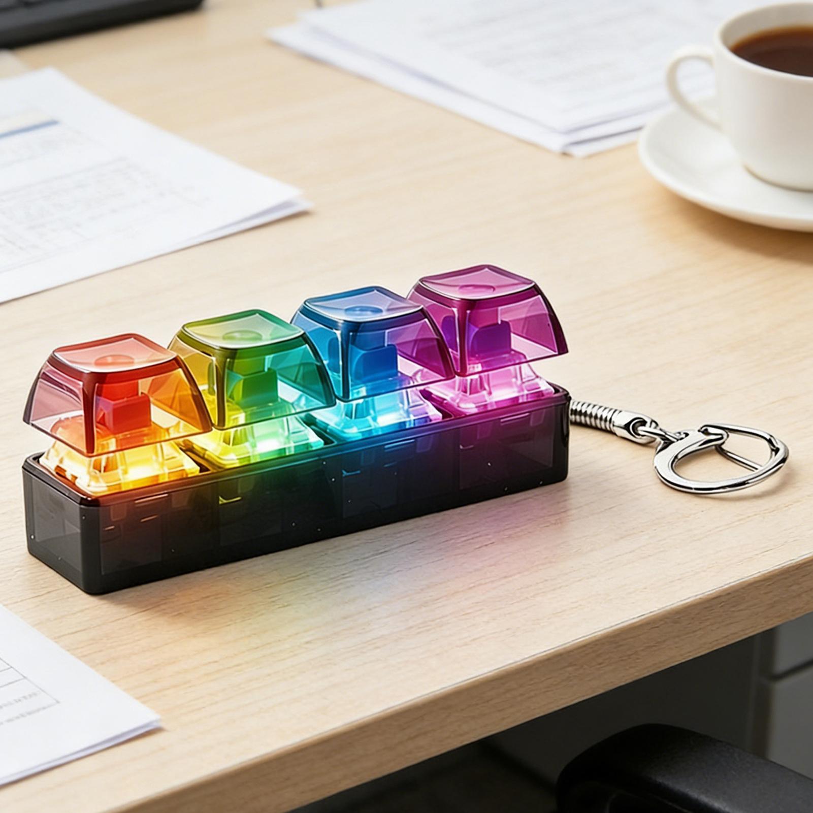 Porte-clés clavier LED lumineu - Home Office Keyboard avis et prix