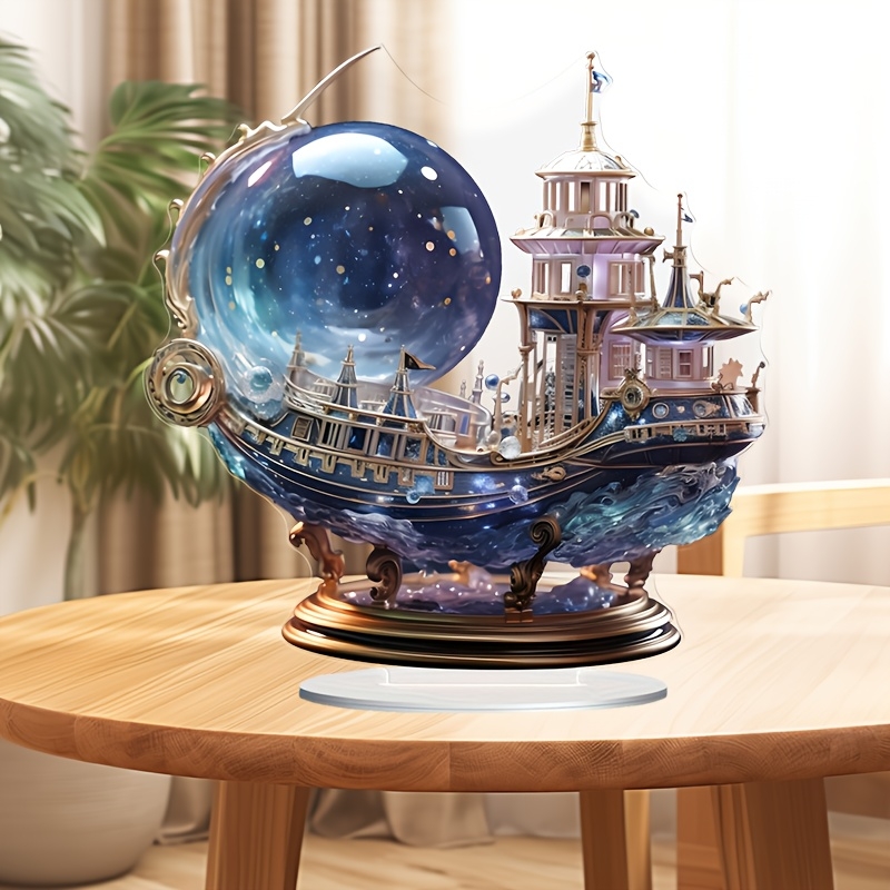 Figurine de bateau en cristal  - Home Office Building avis et prix