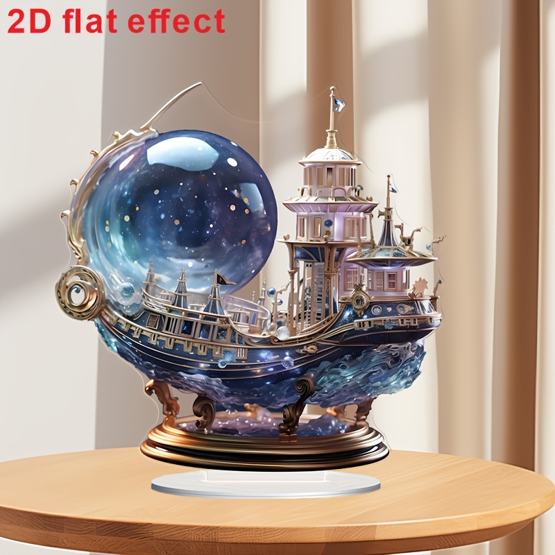 Figurine de bateau en cristal  - Home Office Building avis et prix