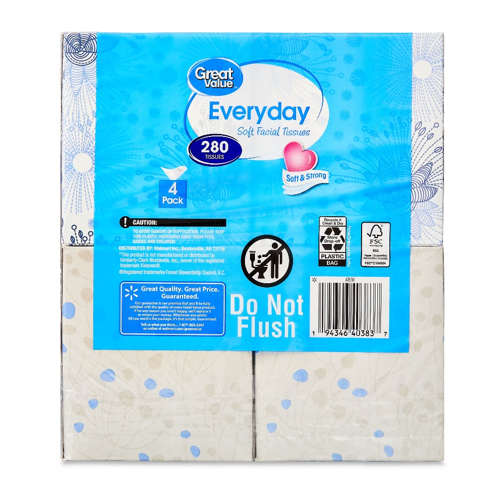 Mouchoirs en papier doux 2 pli - Home Office Box avis et prix