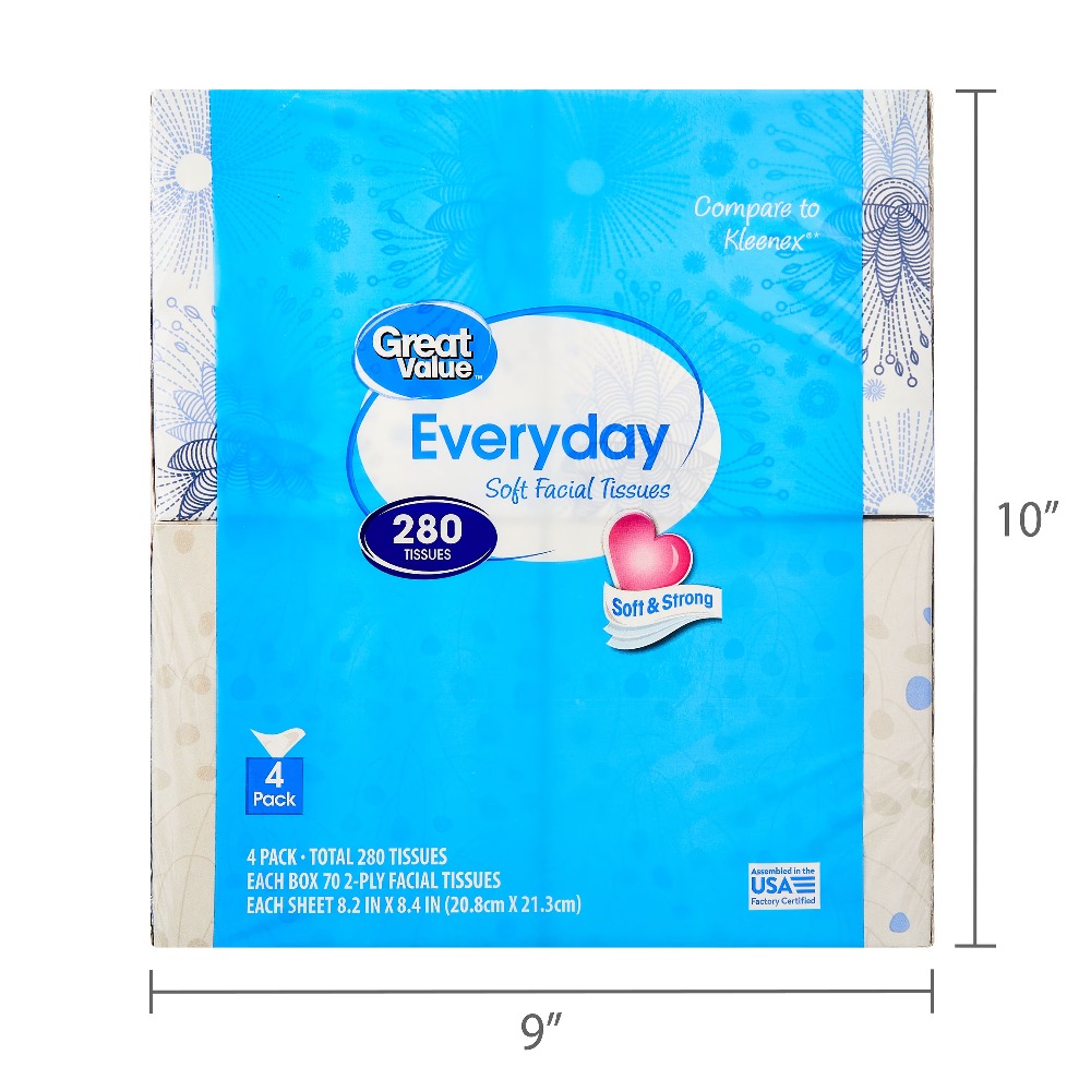 Mouchoirs en papier doux 2 pli - Home Office Box avis et prix