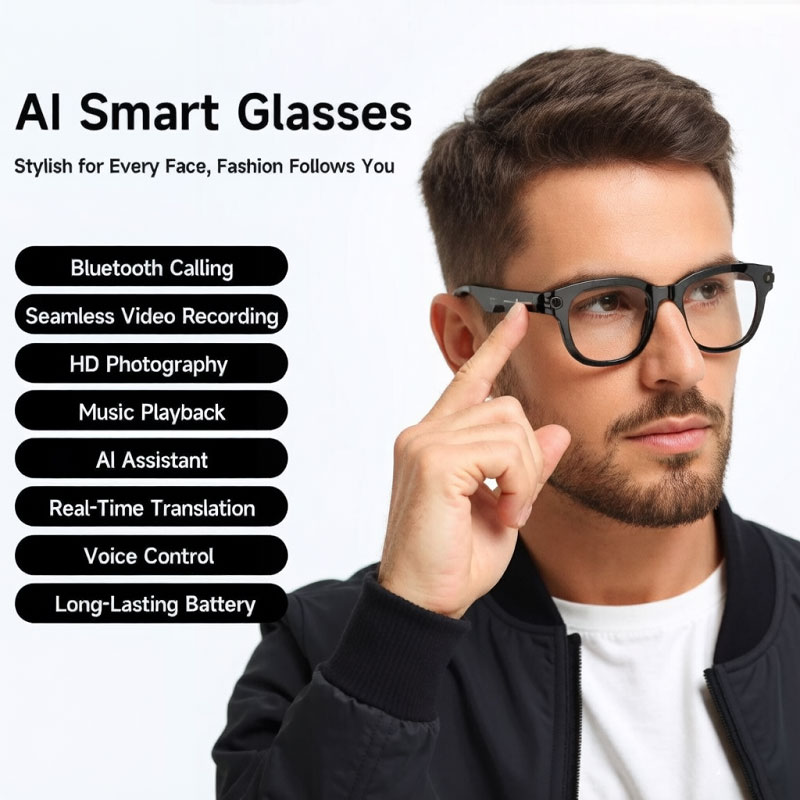 Lunettes intelligentes FLAUNT  - Webcam Hd 1080P avis et prix